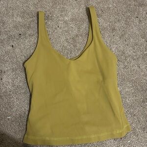 Lululemon Athletica Olive Tank Top
